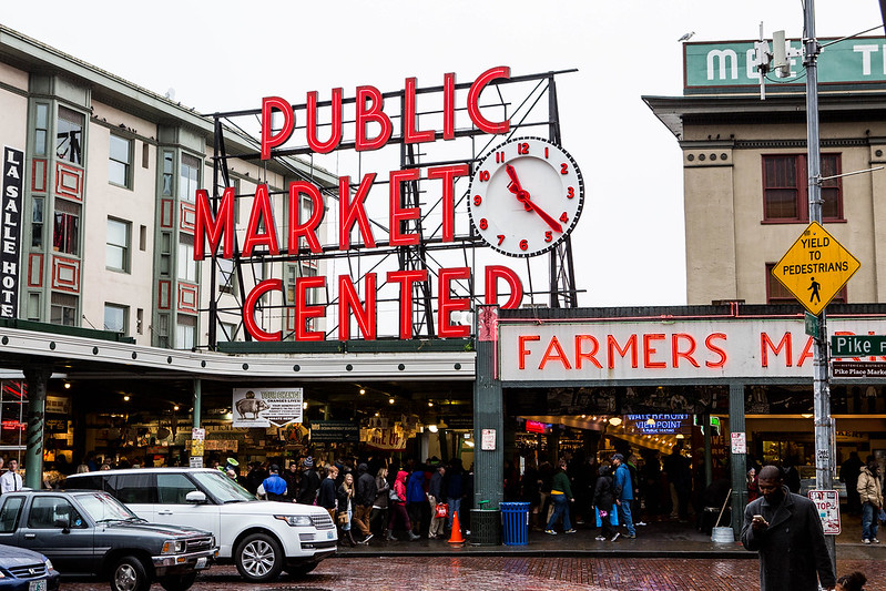 pike place seattle Photo by Suman Chakrabarti via Flickr