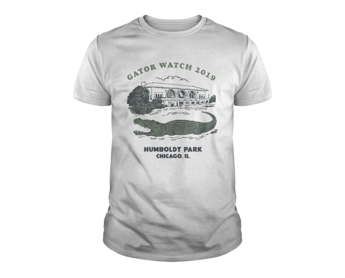block club chicage Block Club Chicago sold more than 4,000 of these Gator Watch T-shirts after breaking the news of an alligator sighting in Humboldt Park.