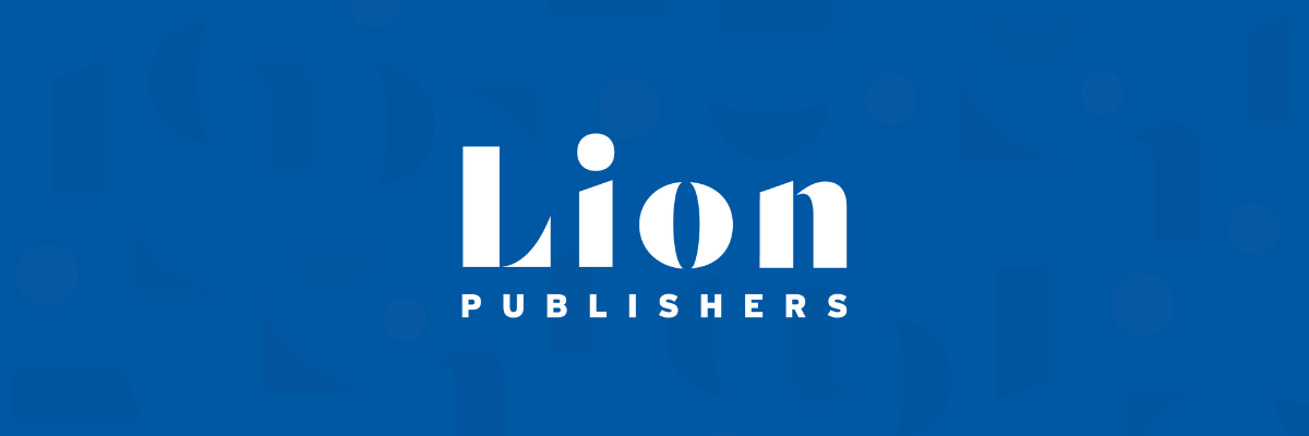 LION Publishers blue-white header LION Publishers logo on a blue background