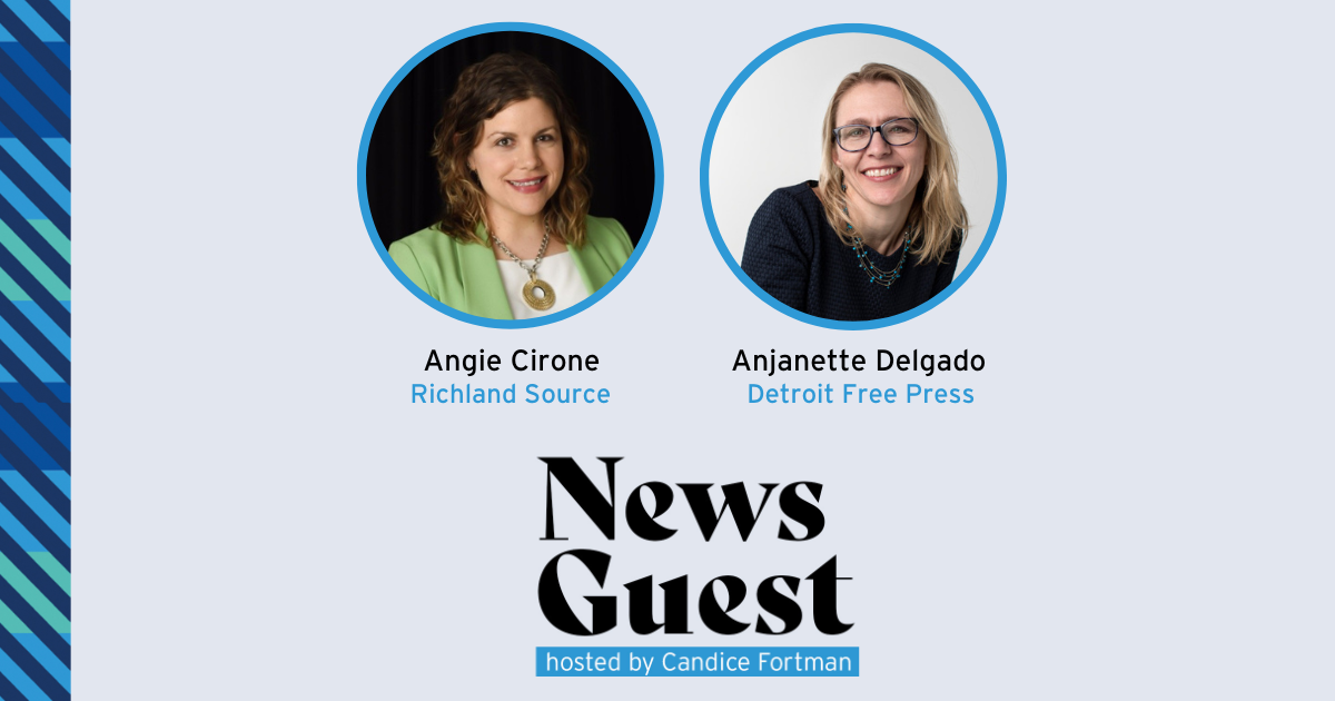 News Guest images (25) News Guest graphic with photos of Angie Cirone and Anjanette Delgado