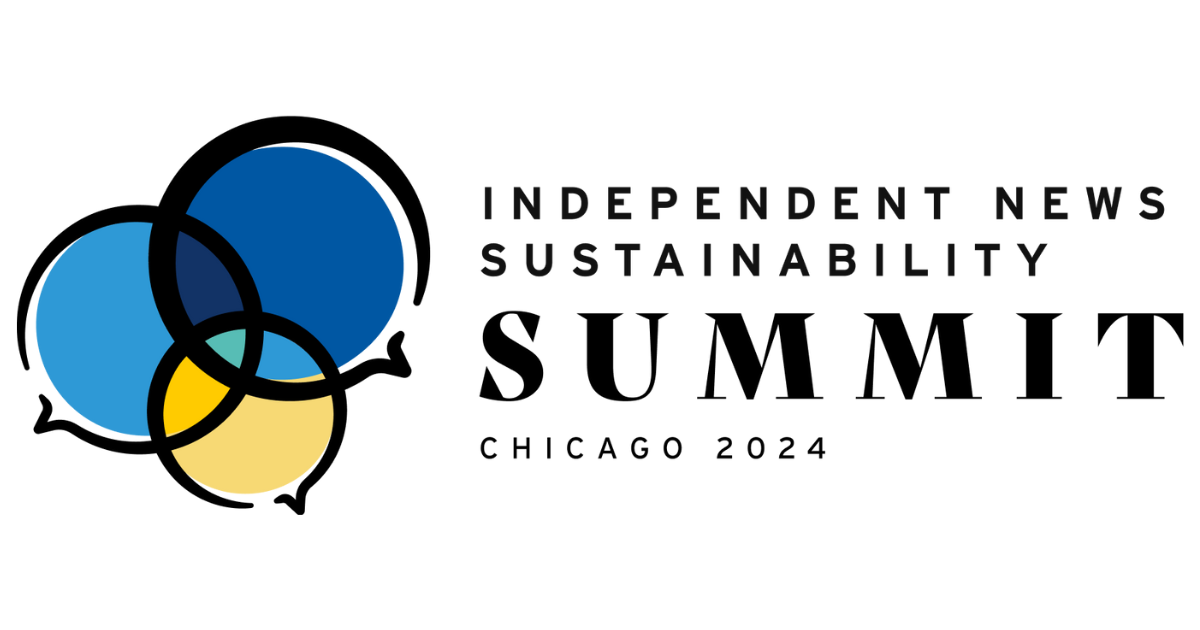 Summit post graphic Independent News Sustainability Summit, Chicago 2024